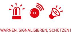 Warnen, Signalisieren, Schützen